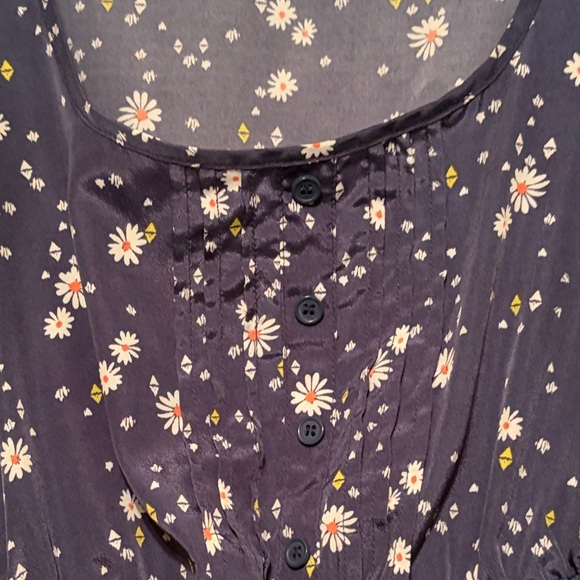 Xhilaration Navy Blue Floral Mini Dress - Picture 3 of 7